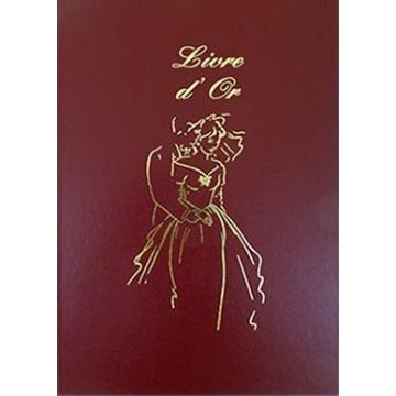 ELVE Livre d'or -  Jeunes Mariés - 297 x 210 mm - Bordeaux Image