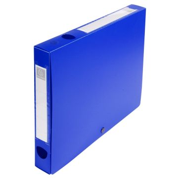EXACOMPTA : Boîtes de classement bleu - Dos 40 mm 54632E