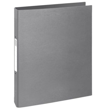 Classeur Rigide - 2 anneaux de 30 mm - Gris : EXACOMPTA Teksto image