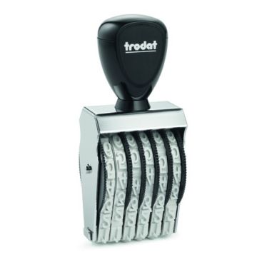 TRODAT 511596 : Tampon numéroteur - 6 bandes - 9 x 41 mm