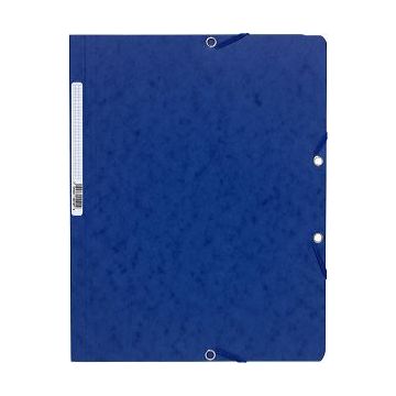 EXACOMPTA 5512E Chemises à élastiques sans rabats - Bleu  (Classement)