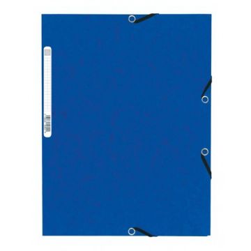 Lot de 50 chemises à élastiques 55302E Bleu Exacompta