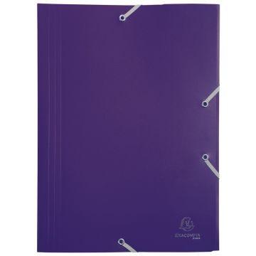 Chemise à élastiques - Violet EXACOMPTA Eco Visuel