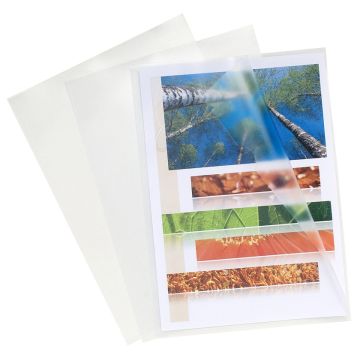 Lot de 100 Pochettes à coins A4 - Cristal EXACOMPTA Exemple