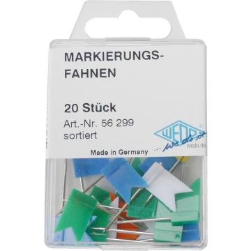 Photo Drapeau de signalisation - Couleurs assorties WEDO 56299