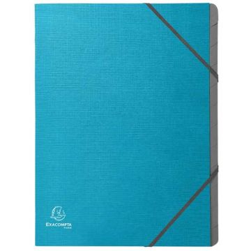 Trieur 12 compartiments - Turquoise : EXACOMPTA Teksto image