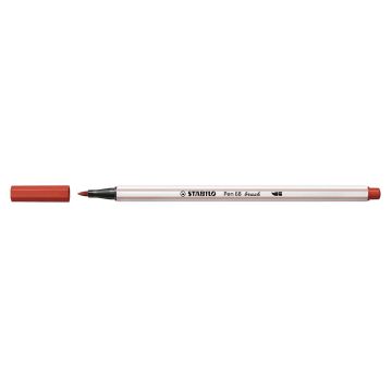 Photo STABILO : Stylo-feutre Pen 68 Brush - Carmin