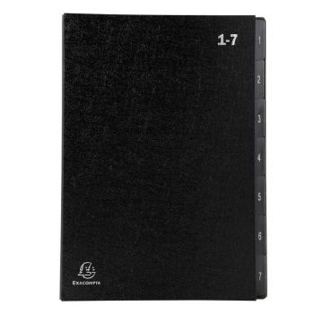 EXACOMPTA : Trieur numérique - 7 compartiments 57007E