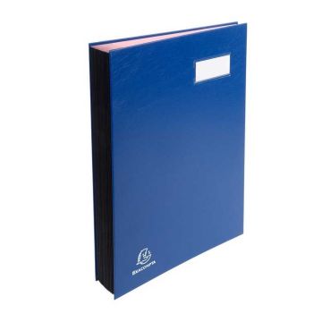 EXACOMPTA : Parapheur Direction - 20 compartiments - Bleu 57022E