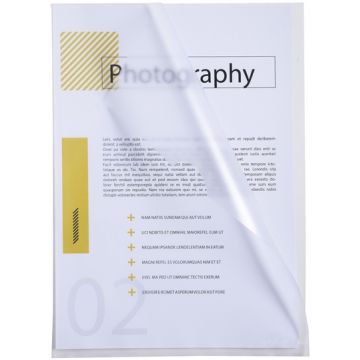 Pochettes à coins économiques A4 - Cristal : EXACOMPTA Lot de 100 image