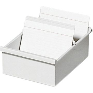 Bac pour 600 fiches - Gamme K - Format A6 - Gris lumière : EXACOMPTA photo