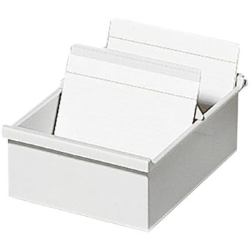 Bac pour 600 fiches - Format A5 - Gris : EXACOMPTA Gamme K