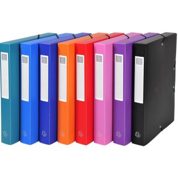 EXACOMPTA : Boîtes de classement PP Exabox  - Dos 40 mm - Assortiment 5970E image