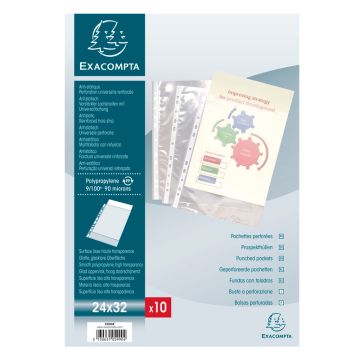5990E Pochettes perforées Exacompta A4 maxi vertical