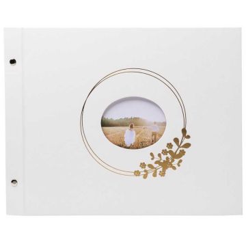 Album Photos à vis - 370 x 290 mm - 160 Photos - Blanc : EXACOMPTA Ringflower