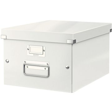 Boite de rangement WOW A4 - 210 x 297 mm - Blanc : LEITZ Photo