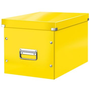 Boite de rangement - 320 x 320 x 310 mm - Jaune : LEITZ Wow Visuel