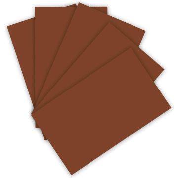 Feuille de papier - 220 g - 500 x 700 mm - Marron Choco : FOLIA Visuel