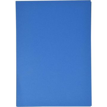 Carton de Bricolage A4 - Bleu moyen - 300 g/m² : FOLIA Lot de 50 Visuel