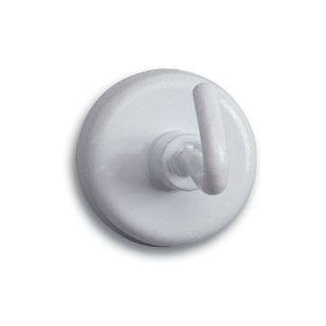 Aimant à crochet - 25 mm - Blanc MAUL Lot de 5 Image