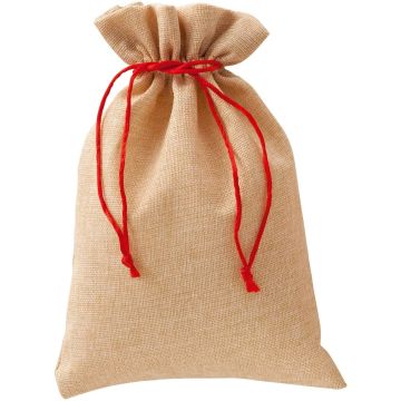 Pochette imitation toile de jute - 170 x 250 mm : FOLIA Visuel