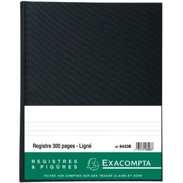 Registre 300 pages lignées - 320 x 250 mm EXACOMPTA 6423E Modèle