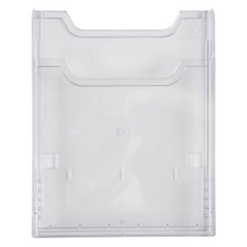 Présentoir mural A5 - 1 compartiment vertical - Cristal : EXACOMPTA image