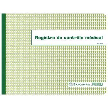 EXACOMPTA : Registre médical  6618E