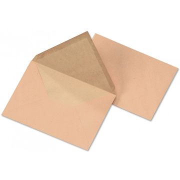 Lot de 1000 Enveloppes sans fenêtre - 90 x 140 mm - Marron : GPV Visuel