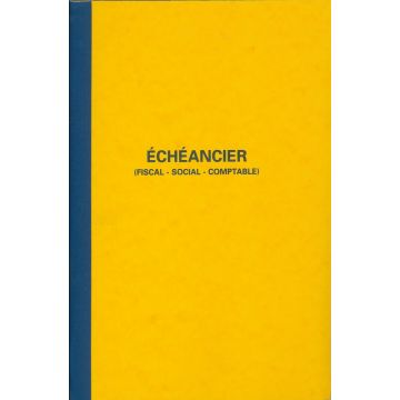 Registre - Echéancier mensuel - 320 x 210 mm ELVE 70801 