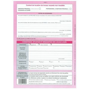 Contrat de Location Habitation WEBER 711Modèle