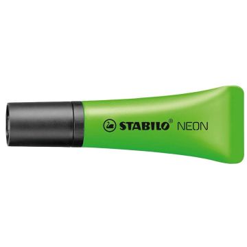 Photo Surligneur à pointe biseautée vert : STABILO Néon 72/33