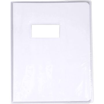Protège-cahier avec rabat - A4 - Incolore : CLAIREFONTAINE Visuel