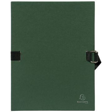 Chemise à sangle toilée extensible - Vert foncé : EXACOMPTA Modèle