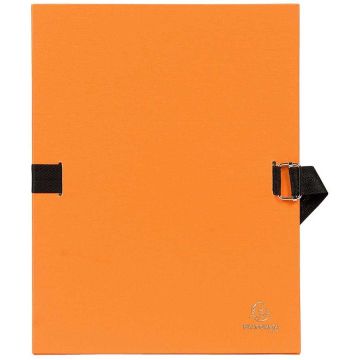 Chemise à sangle toilée - Dos extensible - Orange EXACOMPTA Visuel