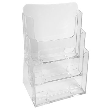 EXACOMPTA 74158D : Porte-documents de table - A4 vertical simple - Cristal