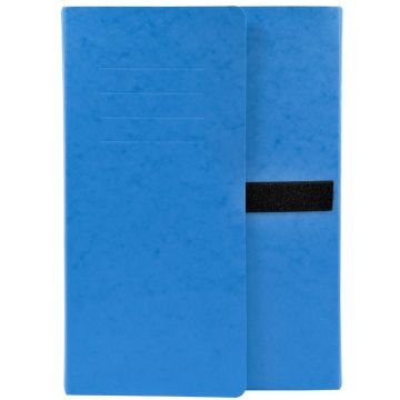 742E EXACOMPTA Chemise à Bande Velcro et 3 rabats Dos bleu