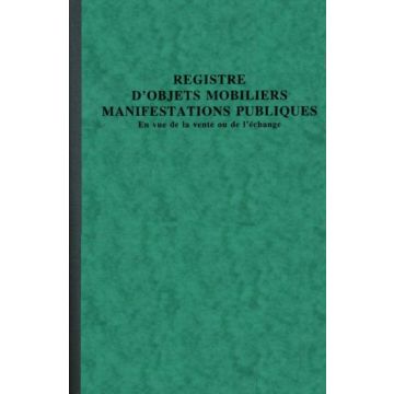 7430E Registre d'objets mobiliers - Manifestations publiques Exacompta