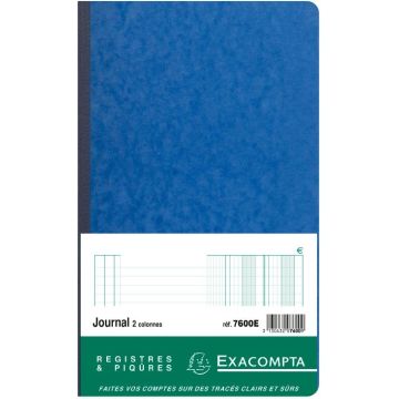 EXACOMPTA 7600E Journal comptable - 320 x 195 mm Registre