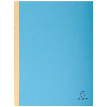 EXACOMPTA Chemises à soufflet dos toilé - Bleu (Papier recyclé)