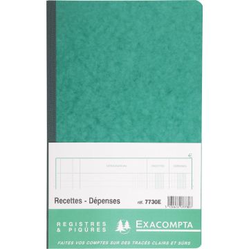 EXACOMPTA 7730E : Cahier des recettes et  dépenses - 320 x 195 mm Couverture
