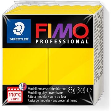 Pâte à Modeler durcissante au four FIMO Professional - 85 g - Jaune : STAEDTLER Modèle