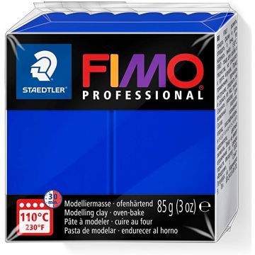 Pâte à Modeler durcissante au four FIMO Professional - 85 g - Bleu ultramarine : STAEDTLER Visuel