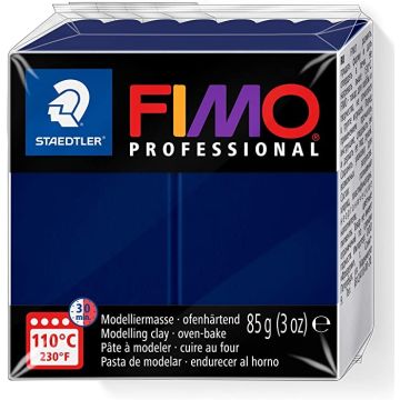 Pâte à Modeler durcissante au four FIMO Professional - 85 g - Bleu marine : STAEDTLER Visuel