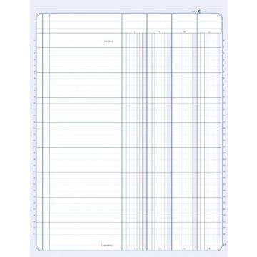 ELVE  : Registre 81041 - Journal de 4 colonnes sur 1 page - 297 x 210 mm