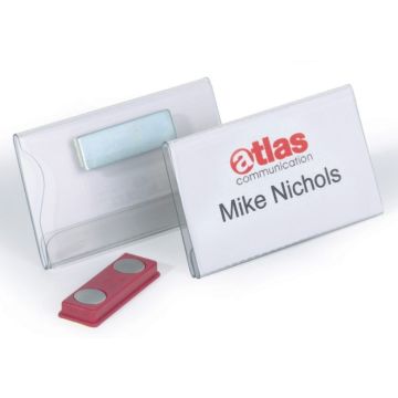 Lot de 25 Badges à Aimant - 75 x 40 mm : DURABLE Visuel