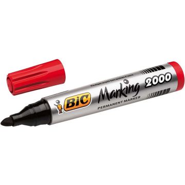 Marqueur permanent 2000 - Rouge : BIC Image