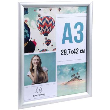 Cadre Porte-Affiche - A3 - Aluminium : EXACOMPTA Office image