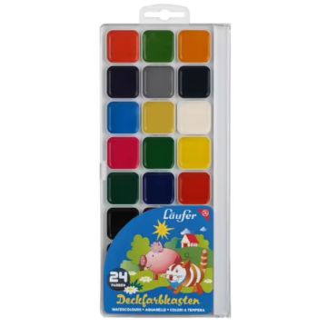 Boîte de 24 pastilles de peinture LAUFER image