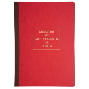 Registre Mouvements de Titres SAS SA Modèle Dauphin 90120D